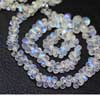 Natural Earth Mined Blue Flash Moonstone A Grade Faceted Tear Drops Briolette 5mm to 10mm , 14 Inches Strand